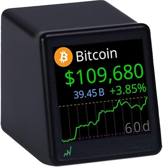 Real-Time Bitcoin Price Ticker Display